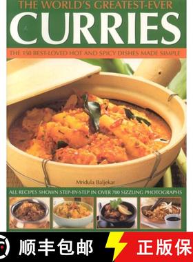 【3-4周达】World's Greatest Ever Curries: All Recipes Shown Step-by-step in Over 700 Photographs [9781844762873]