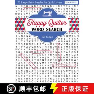 Quilt Happy Demand Print Word Lovers for Edition 9781617453601 Large Search Puzzles Quilter 预订