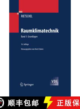 【3-4周达】Raumklimatechnik : Grundlagen (16. Auflage 1994) [9783662311851]