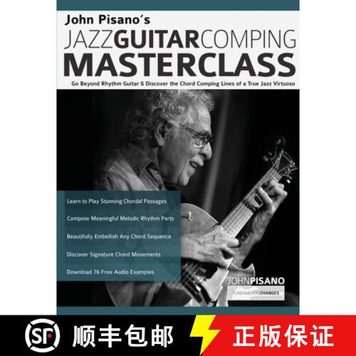 【3-4周达】John Pisano's Jazz Guitar Comping Masterclass [9781789332148]
