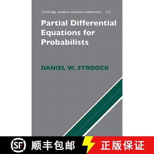 预订 精装 Partial Differential Equations for Probabilists: - Partial Differential Equations for Proba... [9780521886512]