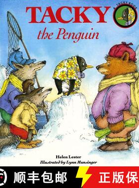 【3-4周达】Tacky the Penguin Board Book [9780547133447]
