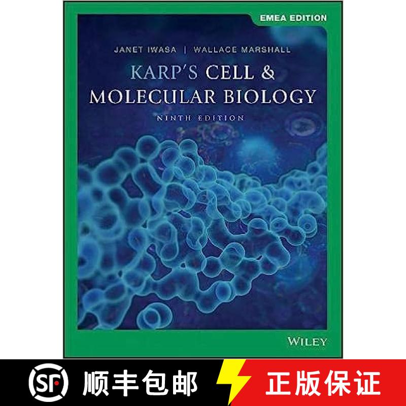 【2-3周达】Cell and Molecular Biology, 9th Edition EMEA Editi on [9781119834908]