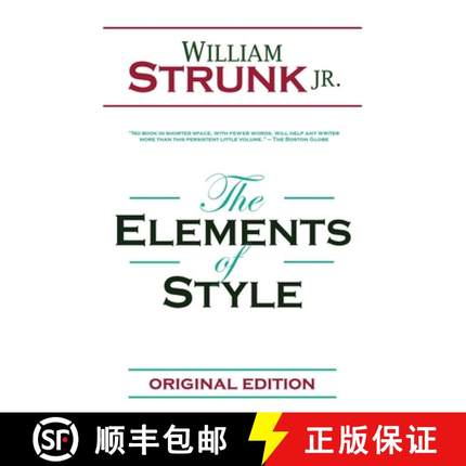 【3-4周达】The Elements of Style [9781940177953]
