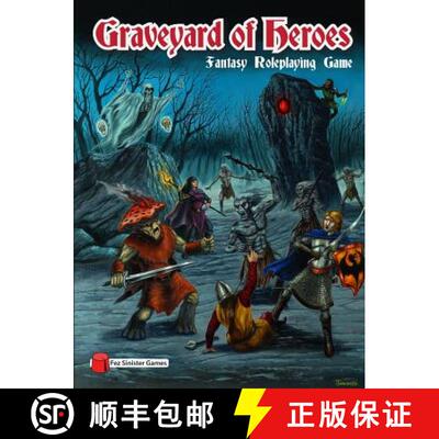 【3-4周达】Graveyard of Heroes Fantasy Roleplaying Game [9781365805738]