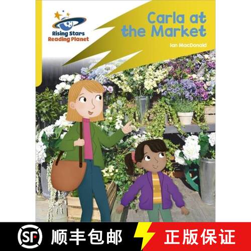 【3-4周达】Reading Planet: Rocket Phonics – Target Practice – Carla At the Market – Yellow [9781398325104]