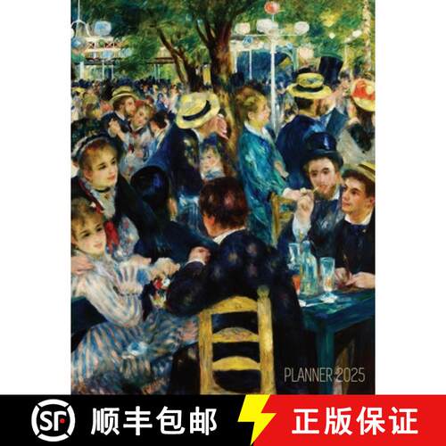【3-4周达】Renoir Daily Planner 2025: Dance at le Moulin de la Galette Painting | Artistic Impression... [9781965994474]