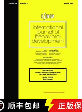 【3-4周达】Dyadic and Group Perspectives on Close Relationships: Special Issue of International Journ... [9781138467163]