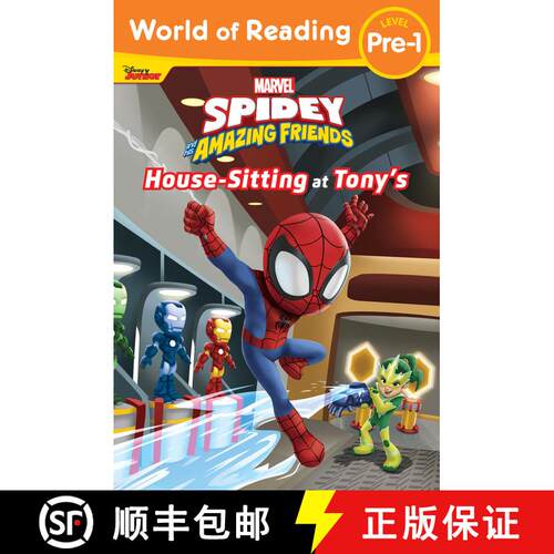 【3-4周达】World of Reading: Spidey and His Amazing Friends: Housesitting at Tony's [9781368078801]