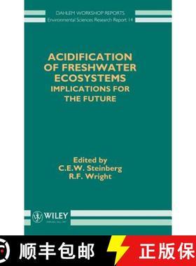 【3-4周达】Dahlem Es14 Acidification Of Freshwater Ecosystems - Implications For The Future [Wiley生... [9780471942061]