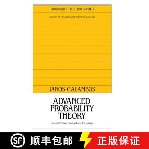 【3-4周达】精装 Advanced Probability Theory, Second Edition, [9780824793326]