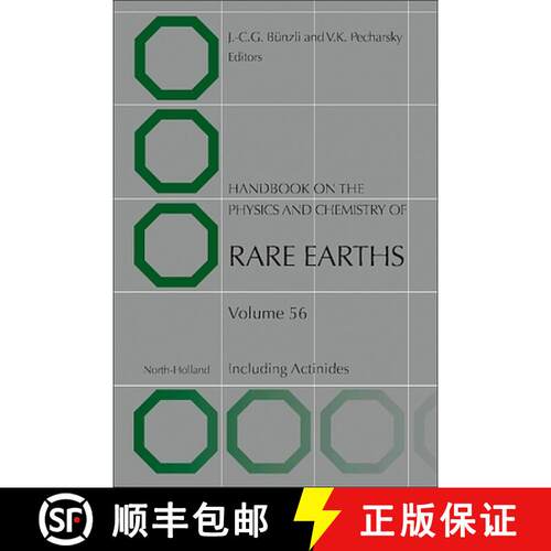 【3-4周达】精装 Handbook on the Physics and Chemistry of Rare Earths: Volume 56 : Including Actinides [9780444642998]