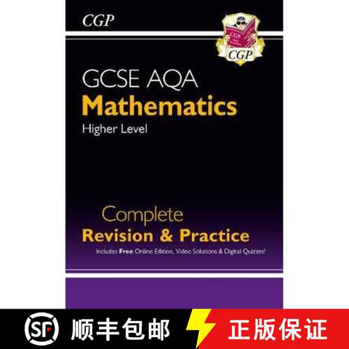 【3-4周达】GCSE Maths AQA Complete Revision & Practice: Higher - Grade 9-1 Course (with Online Edition) [9781782943969]