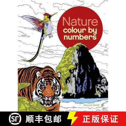 【3-4周达】Nature Colour by Numbers: Nature [9781784049805]