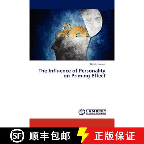 预订 The Influence of Personality on Priming Effect [9783659298974]