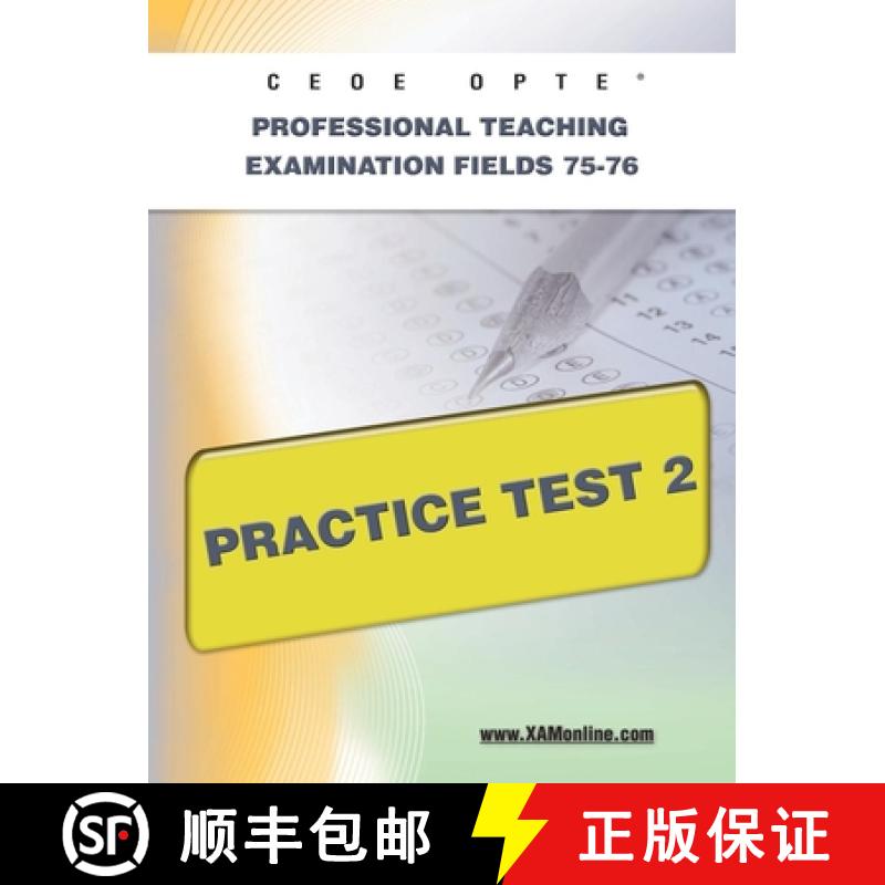 预订 Ceoe Opte Oklahoma Professional Teaching Examination Fields 75-76 Practice Test 2 [9781607872566]