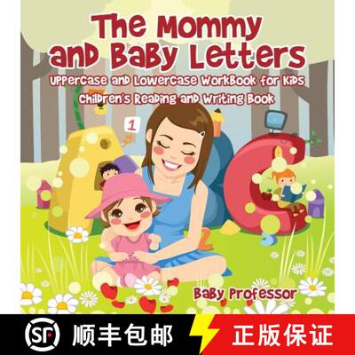 【3-4周达】The Mommy and Baby Letters - Uppercase and Lowercase Workbook for Kids | Children's Readin... [9781541940338]