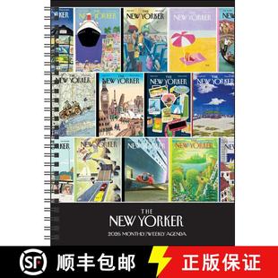 【3-4周达】The New Yorker Magazine 2026 Monthly/Weekly Agenda Calendar [9781524898731]