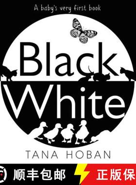 【3-4周达】Black White: A High Contrast Book for Newborns [9780062656902]
