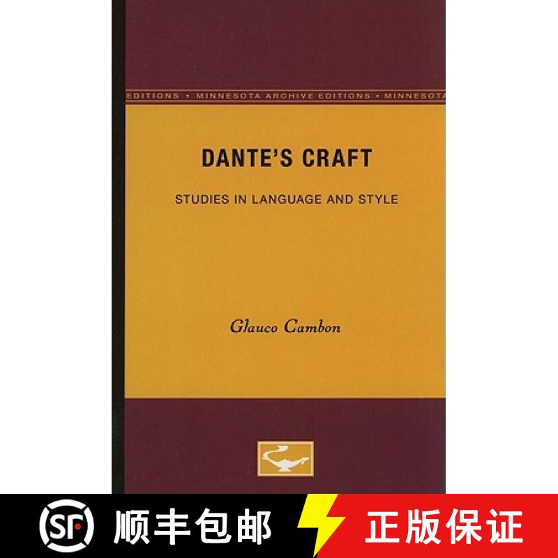 【3-4周达】Dante's Craft: Studies in Language and Style [9780816657186]
