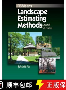 【3-4周达】Means Landscape Estimating Methods, Updated 5Th Edition [Wiley建筑] [9780876290132]