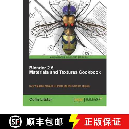 预订 Blender 2.5 Materials and Textures Cookbook [9781849512886]
