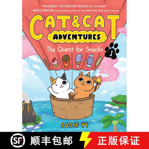 【3-4周达】Cat & Cat Adventures: The Quest for Snacks: A Graphic Novel [9780063083806]