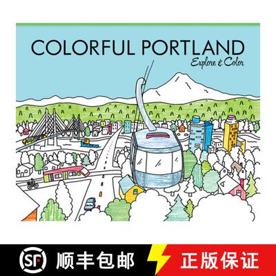 【3-4周达】Colorful Portland: Explore & Color [9780989897228]