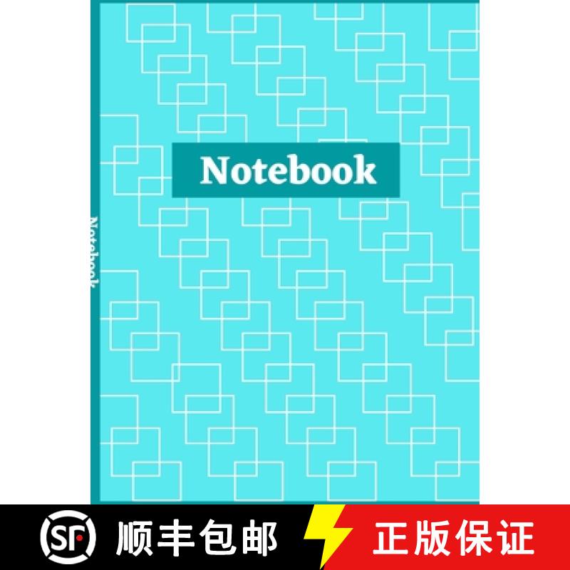 【2-3周达】Notebook: Square-Connect Print Design Composition Notebook - College Ruled 100 Pages - Lar... [9781387538065]