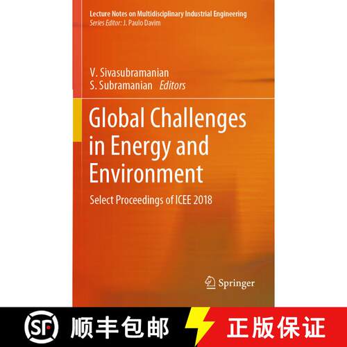 【3-4周达】Global Challenges in Energy and Environment: Select Proceedings of ICEE 2018 [9789811392153]