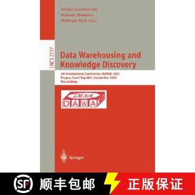 【4周达】Data Warehousing and Knowledge Discovery : Second International Conference, DaWaK 2000 Londo... [9783540679806]