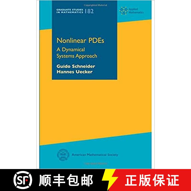 【3-4周达】Nonlinear PDEs: A Dynamical Systems Approach [9781470436131]