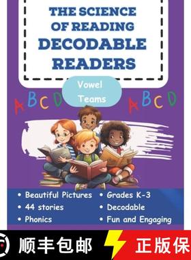 预订 The Science of Reading Decodable Readers: Vowel Teams [9798390435236]