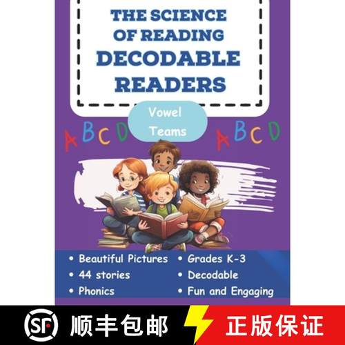 预订 The Science of Reading Decodable Readers: Vowel Teams [9798390435236]