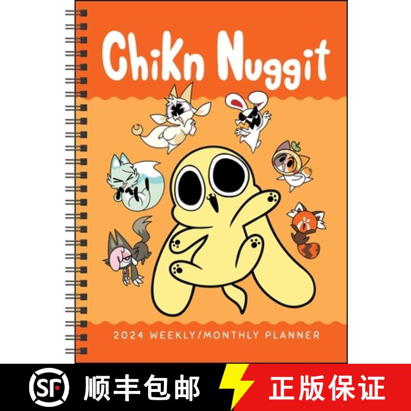 Chikn Nuggit 12-Month 2024 Weekly/Monthly Planner Calendar [9781524884208]