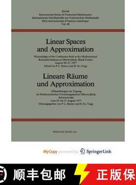 【3-4周达】Linear Spaces and Approximation / Lineare Raume und Approximation: Proceedings of the Conf... [9783034871815]