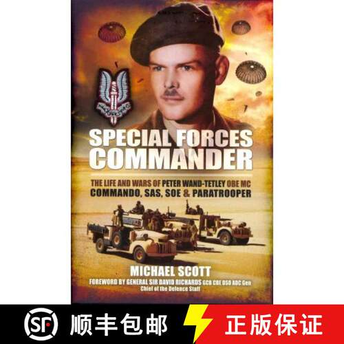 【3-4周达】精装 Special Forces Commander: The Life and Wars of Peter Wand-Tetley MC Commando, Sas, SO... [9781848846739]