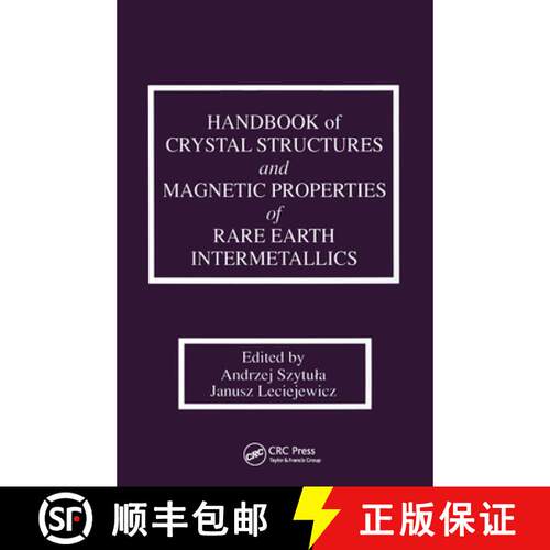 【3-4周达】Handbook of Crystal Structures and Magnetic Properties of Rare Earth Intermetallics [9780367449551]