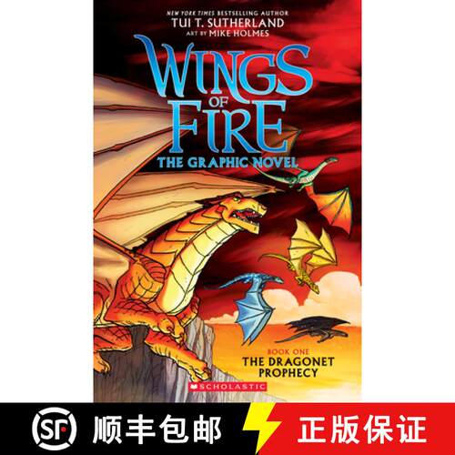 【3-4周达】The Wings of Fire: The Dragonet Prophecy: A Graphic Novel (Wings of Fire Graphic Novel #1)... [9780545942157]