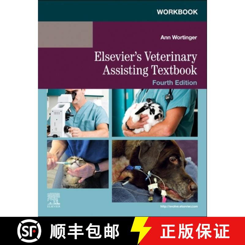 【3-4周达】Workbook for Elsevier's Veterinary Assisting Textbook [9780443117145]