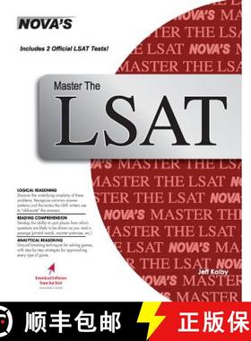 【3-4周达】Master The LSAT: Includes 2 Official LSATs! [9781889057118]