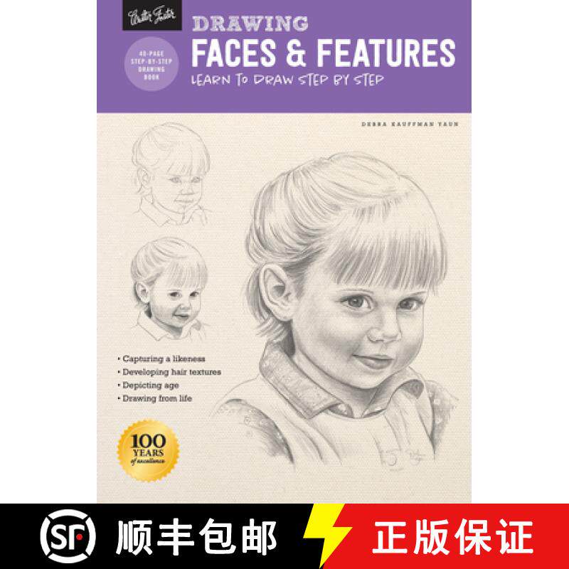 【3-4周达】Drawing: Faces & Features: Learn to Draw Step by Step [9781633227835]