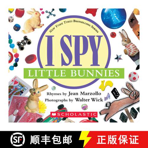 精装 I Spy Little Bunnies (with Foil): A Book of Picture Riddles [With Foil] [9780439785358]