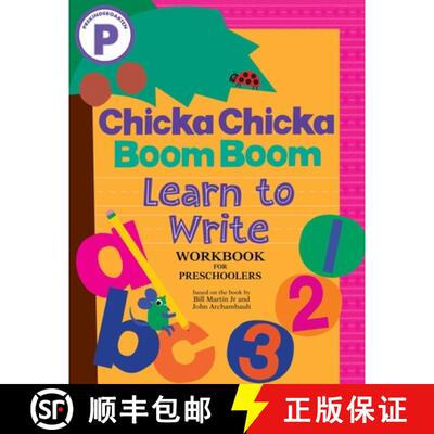 【3-4周达】Chicka Chicka Boom Boom Learn to Write Workbook for Preschoolers: Writing Practice for Pen... [9781665961356]