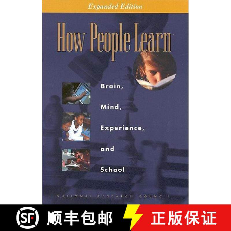 预订 How People Learn: Brain, Mind, Experience, and School: Expanded Edition [9780309070362]