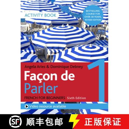 【3-4周达】Facon de Parler 1 French Beginner's course 6th edition: Activity book [9781529374216]