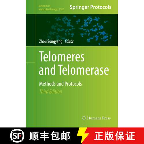【3-4周达】精装 Telomeres and Telomerase : Methods and Protocols (3rd ed. 2017) [9781493968916]