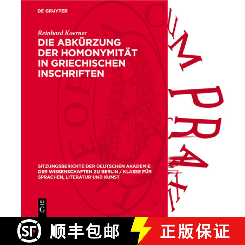 【3-4周达】Die Abkürzung Der Homonymität in Griechischen Inschriften [9783112738603]