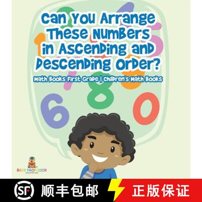 【3-4周达】Can You Arrange These Numbers in Ascending and Descending Order? - Math Books First Grade ... [9798869442000]