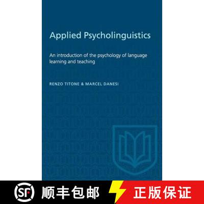 【3-4周达】Applied Psycholinguistics – An introduction of the psychology of language learning and te... [9781487585341]